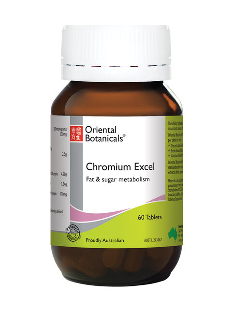 Chromium Excel 60 Tablets